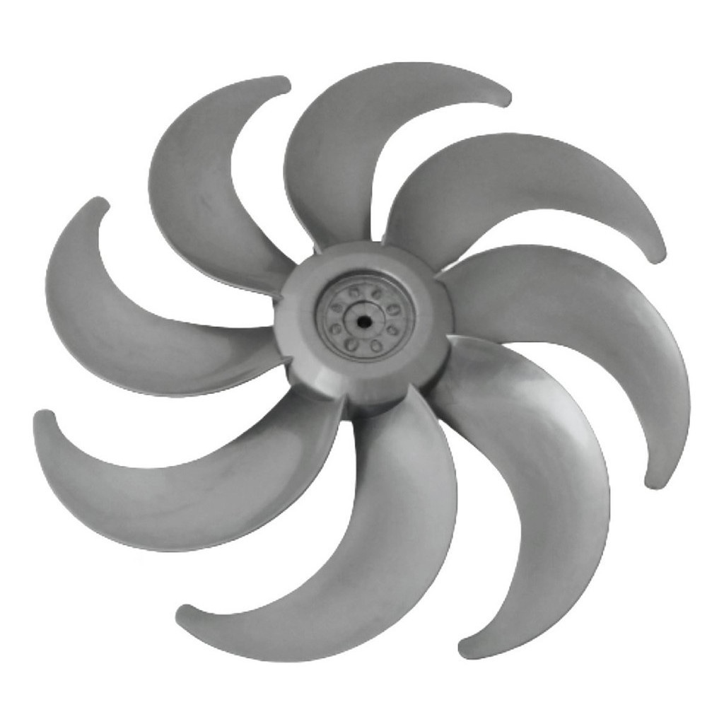 Hélice Para Ventilador Mondial 8 Pás 40cm Prata Turbo Force NVT-40-8P