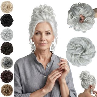 Coque Xuxinha Rabicó Elástico Grego Bagunçado Volume Extra Penteado Festa Casamento Igreja em Oferta na Shopee