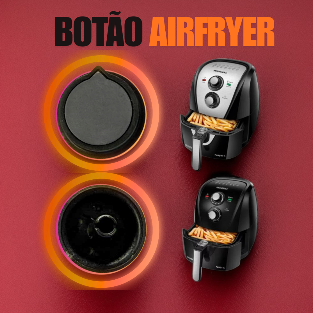 Botão Timer Para Air Fryer Mondial Af-01 Af-03 Af-05 Af-08