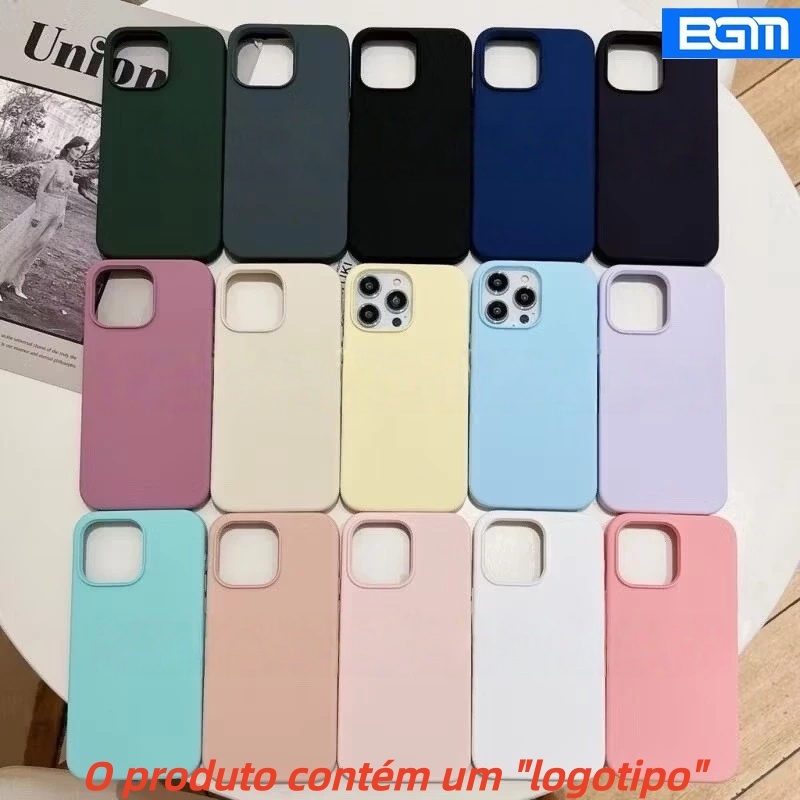 BGM—Capinha Case Silicone Aveludada Para iPhone 16/iPhone 16 Pro/iPhone 16 Pro Max/iPhone 16e/16plu em Oferta na Shopee