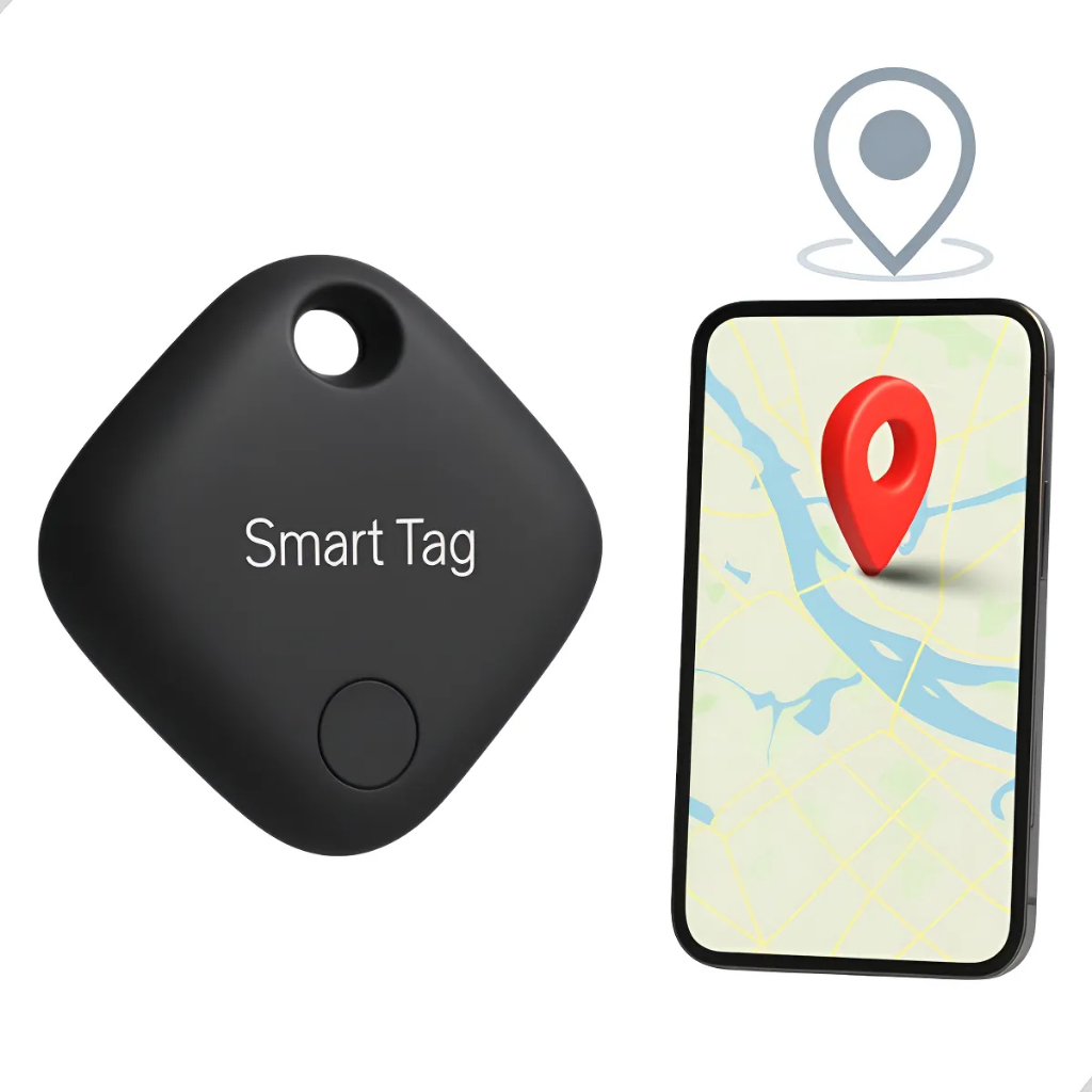 Localizador Smart Tag Rastreador Cor Preto Compatível Apple Preto