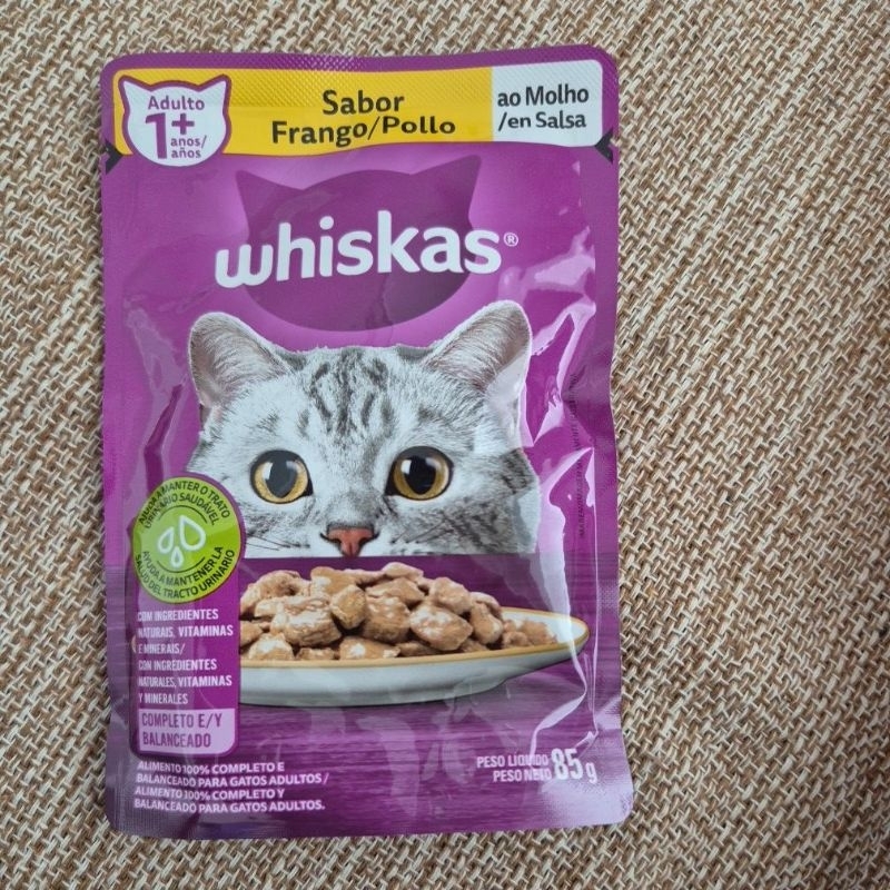 Alimento Úmido Whiskas Gato Sabores Caixa com 20 uniddes 85g