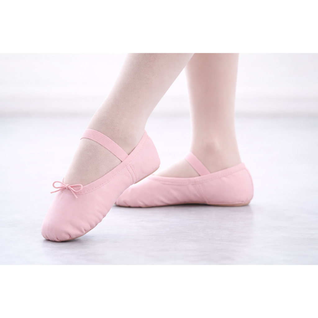 Sapatilha de Ballet Sola Inteira em Korino Infantil Adulto Macia Resistente Promoçãoo