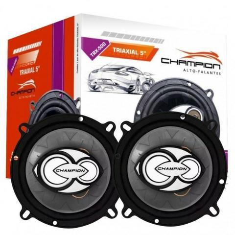 PAR ALTO FALANTES 5 POLEGADAS CHAMPION (100WRMS O PAR) TRIAXIAL
