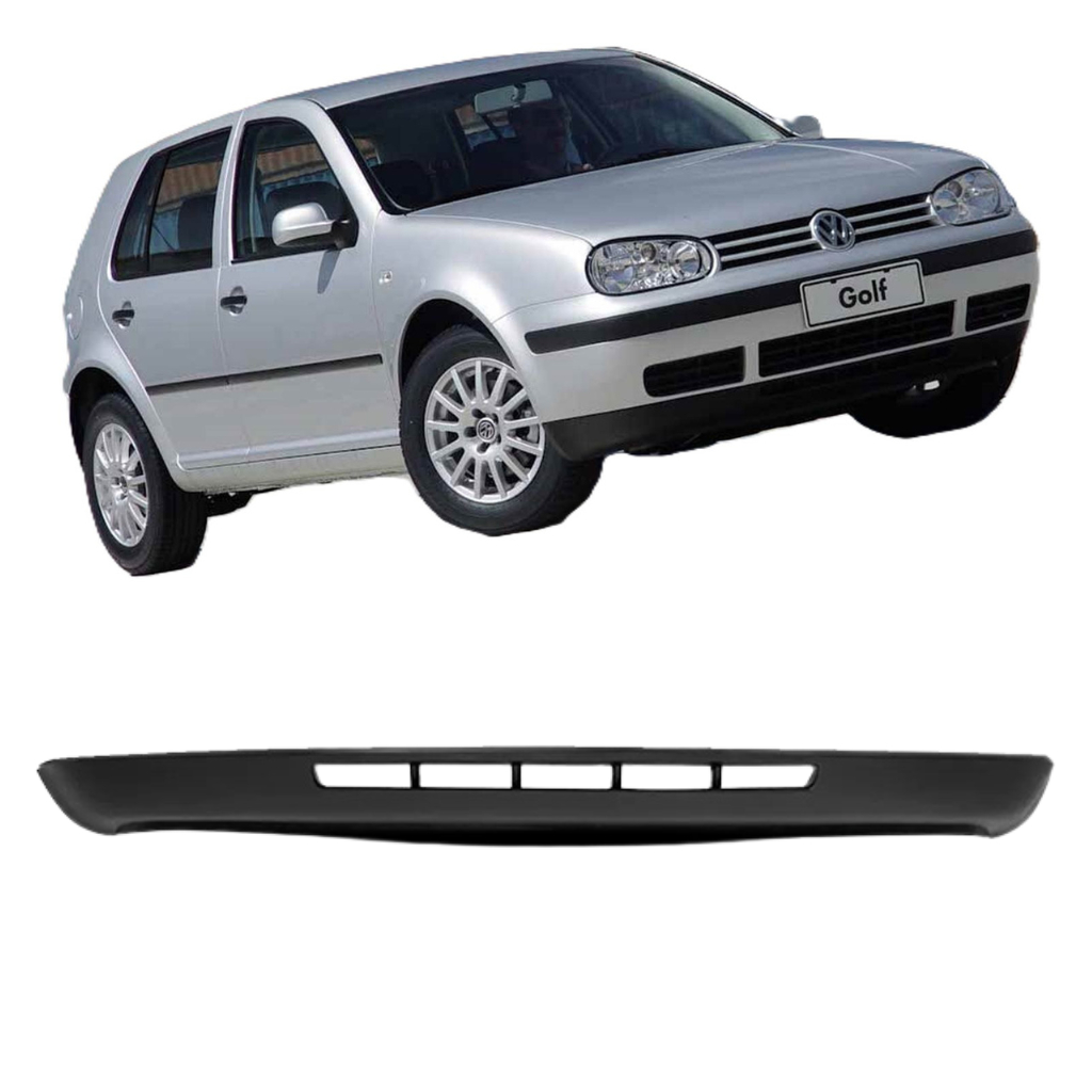 Saia Spoiler Parachoque Golf 1999 00 01 02 03 04 2005 2006 Preto