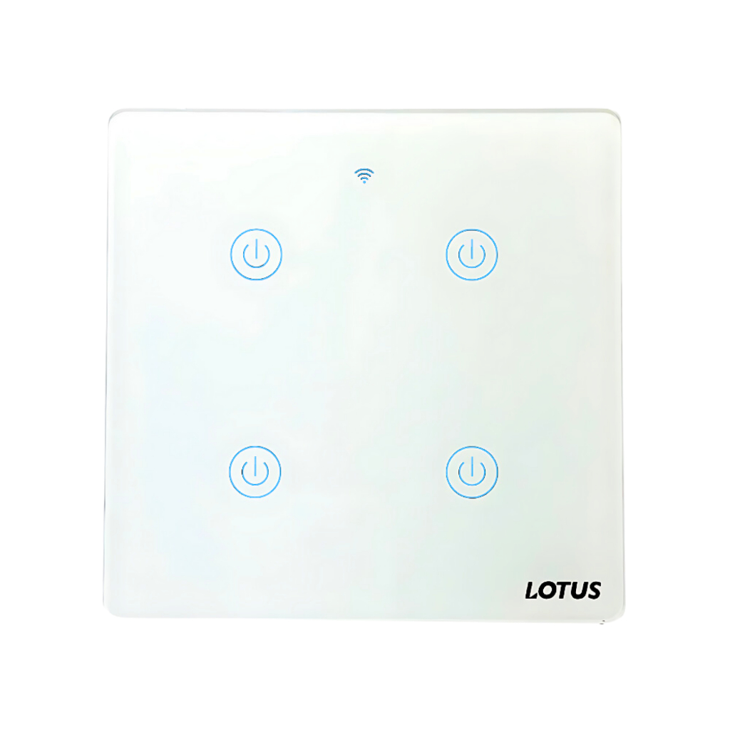 Interruptor Inteligente 4 Botões Wi-Fi 4x4 Plus Lotus