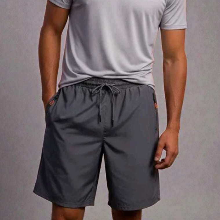 "Bermudas Masculinas Elastano dry fit pra academia e praia 2 bolsos, zíper M ao G3 Confortavel (Tamanho Grande)