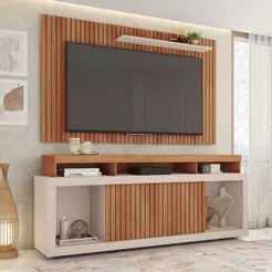 Rack com Painel para TV até 65'' New Oscar Caemmun 180cm