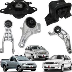 Kit 5 Calço Coxim Le Ld Motor Cambio Corsa Meriva Montana