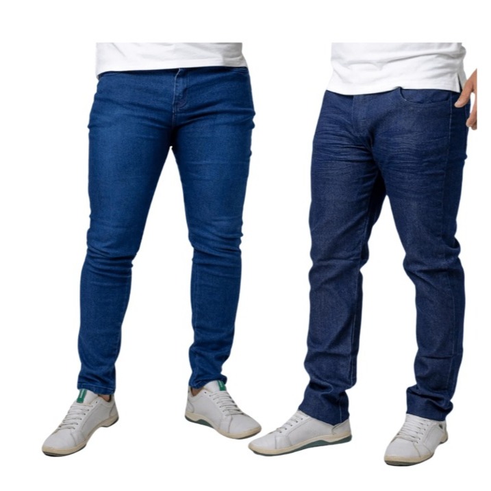 Kit Calças Jeans Masculino Confortável-Trabalho