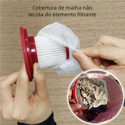 100 /200/300Pçs set Descartável Aspirador De Pó Cartucho Filtro Capa Portátil Doméstico Não Tecido Acessórios Universais