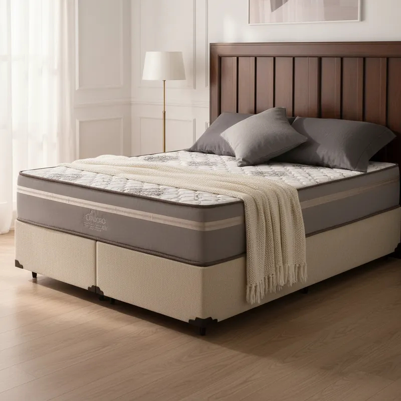 Cama Box com Colchão de Espuma D33 Millenium One Face Queen 158cm