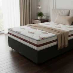Cama Box Baú com Colchão de Molas Ensacadas D'Angelis Classic Queen 158cm