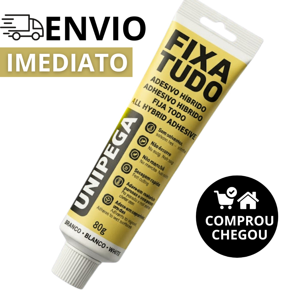 Super Cola Fixa Tudo 80 gramas  ORIGINAL Cola Até Debaixo D'água  - ENVIO IMEDIATO
