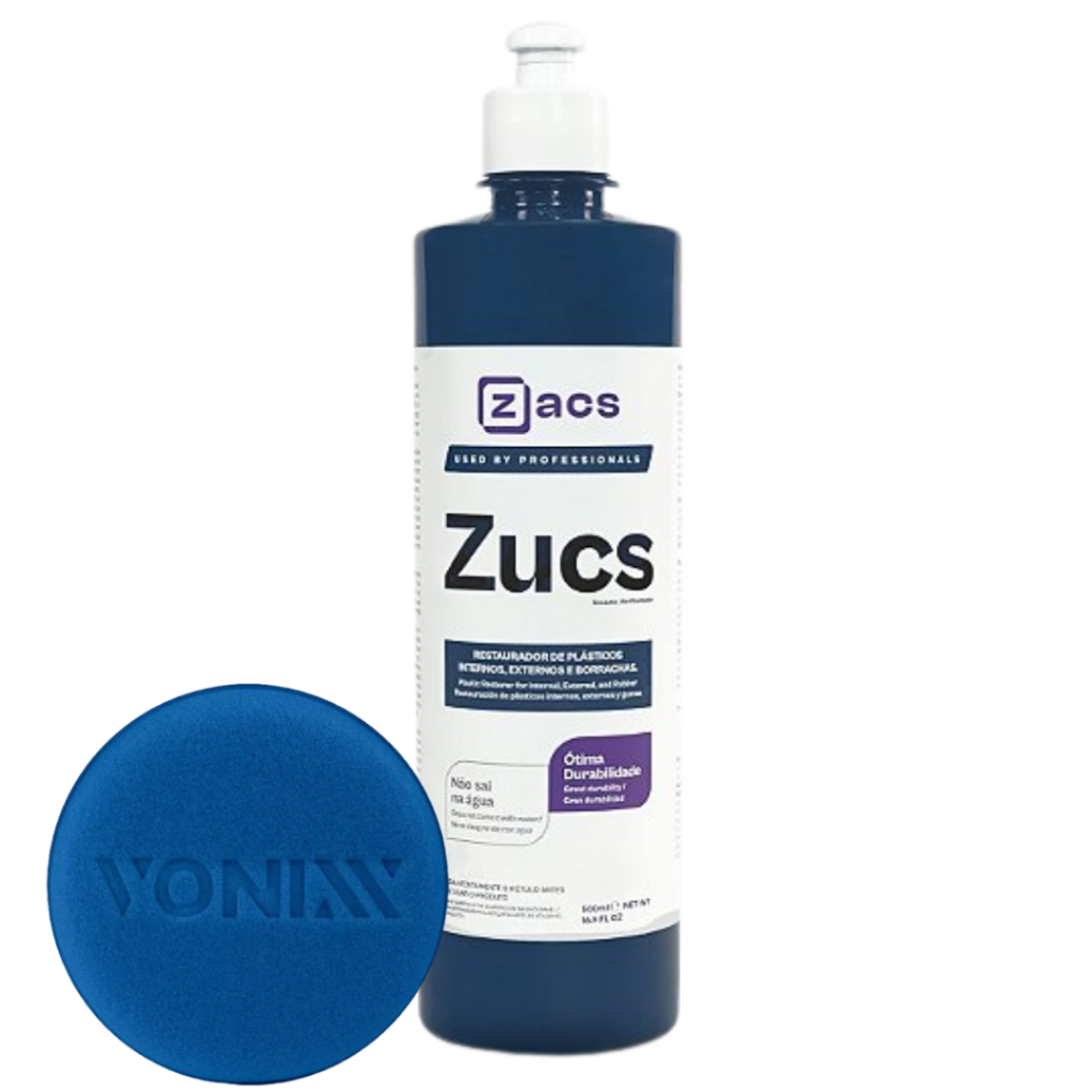 Aplicador + ZUCS 500ML – Renovador de Plásticos e Borrachas - Vonixx Líder em Oferta na Shopee