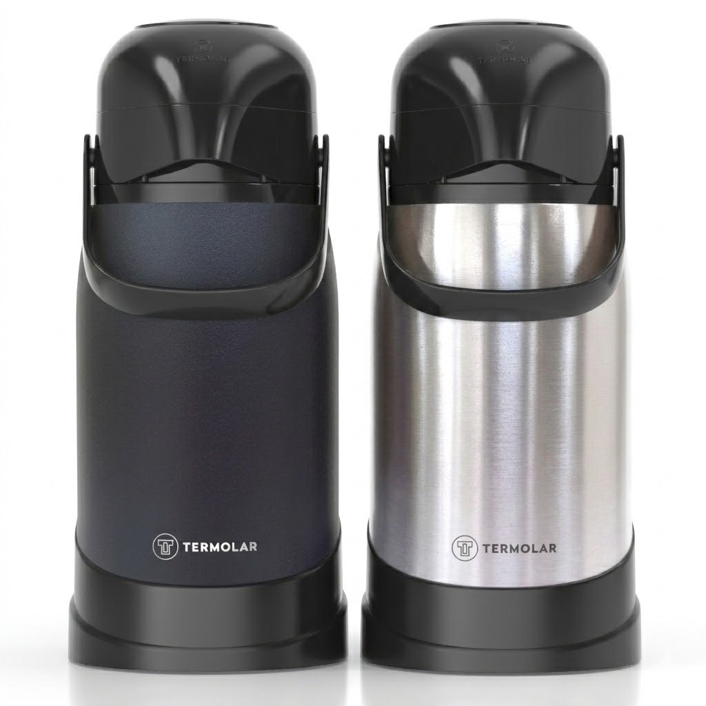 Garrafa Térmica R-Evolution 1,2 Litros 100% Inox TERMOLAR