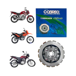 Kit Embreagem Completo Honda Titan 150 Fan 150 Bros 150 2004 A 2015 Fan 125 2009-2016 Cobreq