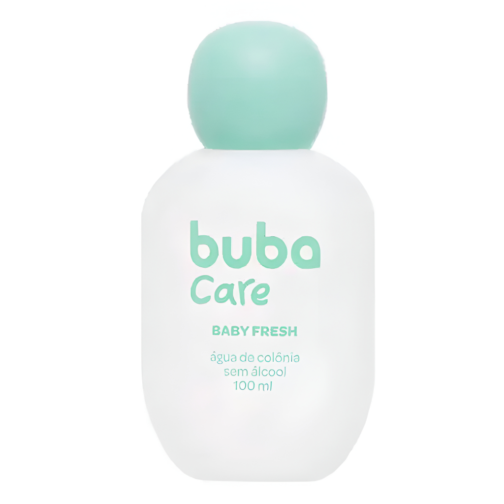 Colônia Baby Fresh Buba Care 100ml - Fórmula Vegana e Sem Álcool, Ideal para Pele Sensível
