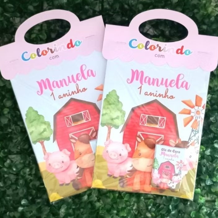 Livrinho/Revistinha de colorir com Giz de cera personalizado (Todos os temas) Aniversário, festas, lembrancinha