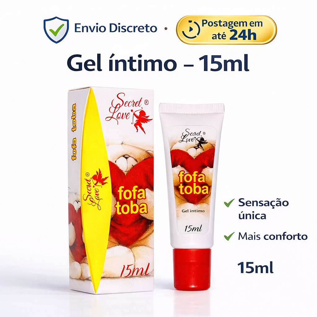 1/2/3 Gel Lubrificante Para Sexo Anal Fofa Toba 15 Ml Sex Shop Erótico Para Casal