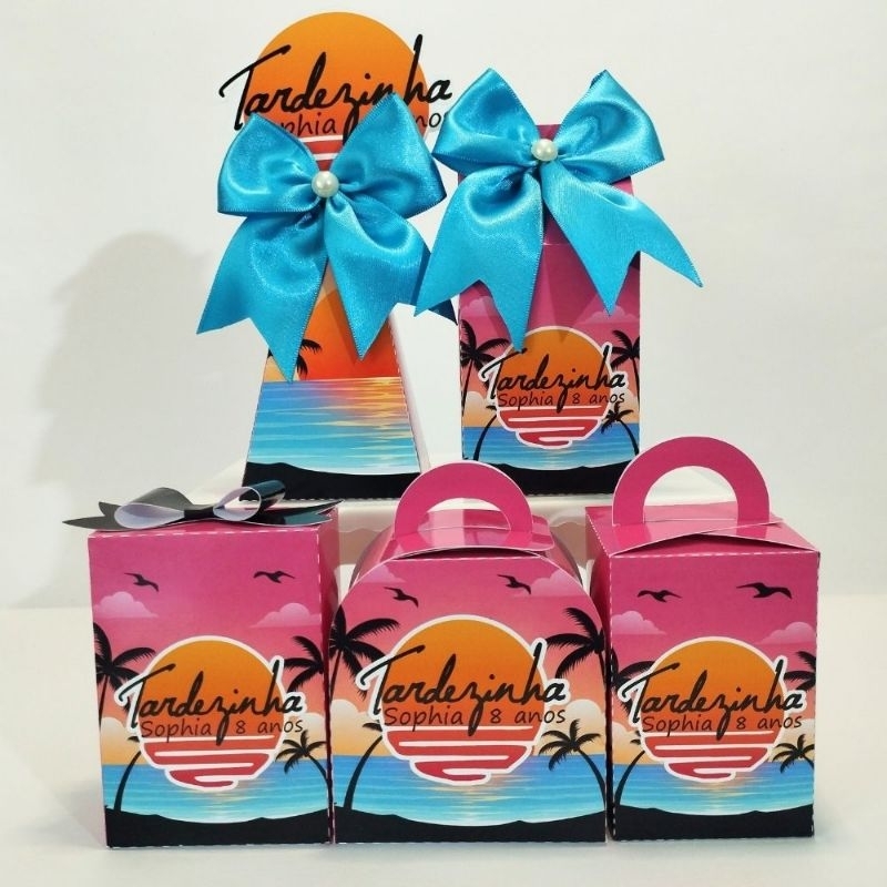 KIT CAIXAS PERSONALIZADA TARDEZINHA/FESTA INFANTIL/LEMBRANCINHA/ANIVERSÁRIO +BRINDEE