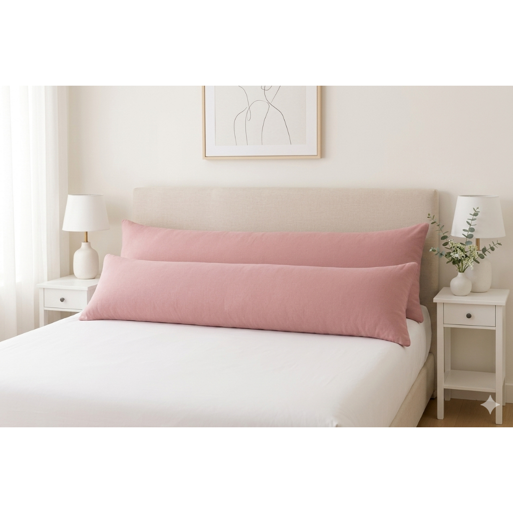 Kit 2 Fronhas Xuxão Capa Travesseiro De Corpo Com Zíper Micropercal 400 Fios em Oferta na Shopee