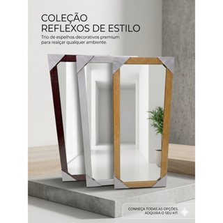 Espelho Decorativo 65x25 cm de Parede Envio Rápido em Oferta na Shopee