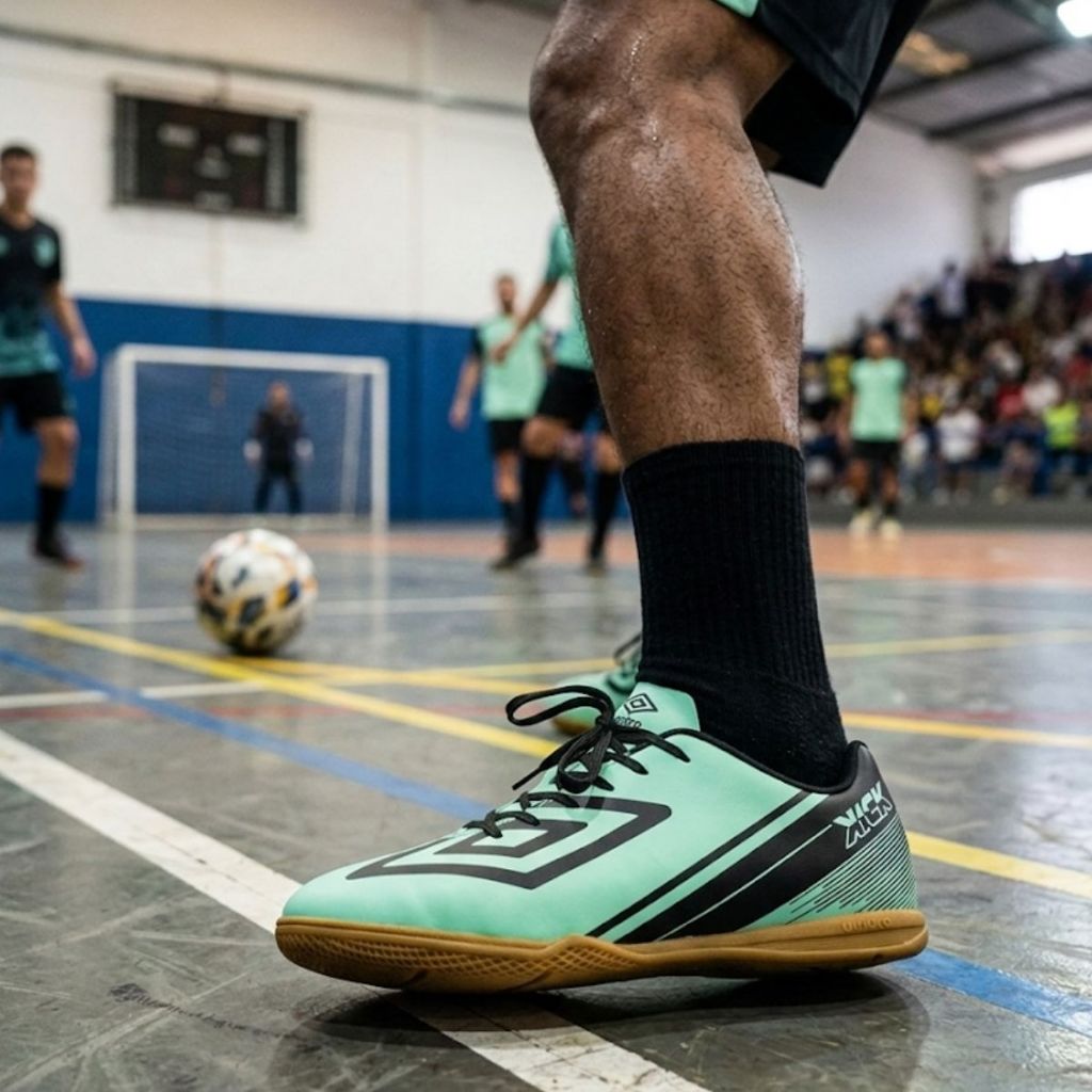 Chuteira Futsal Umbro Kick Quadra Indoor Leve Confortável Alta Durabilidade Original
 em Oferta na Shopee