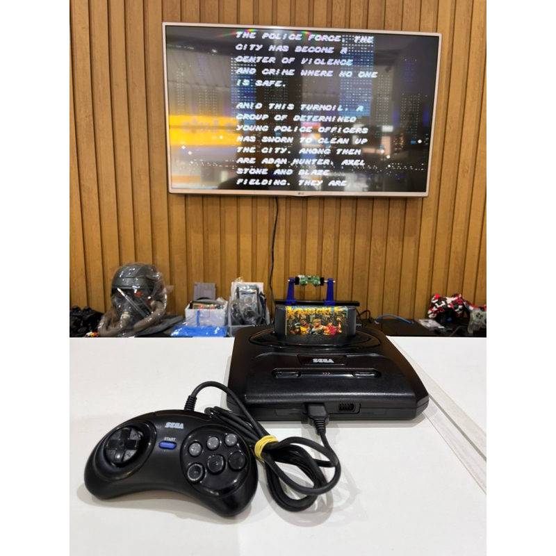 Mega Drive 3 Sega Original + Controle 6 Botões + Jogo Streets of Rage | Clássico Retro