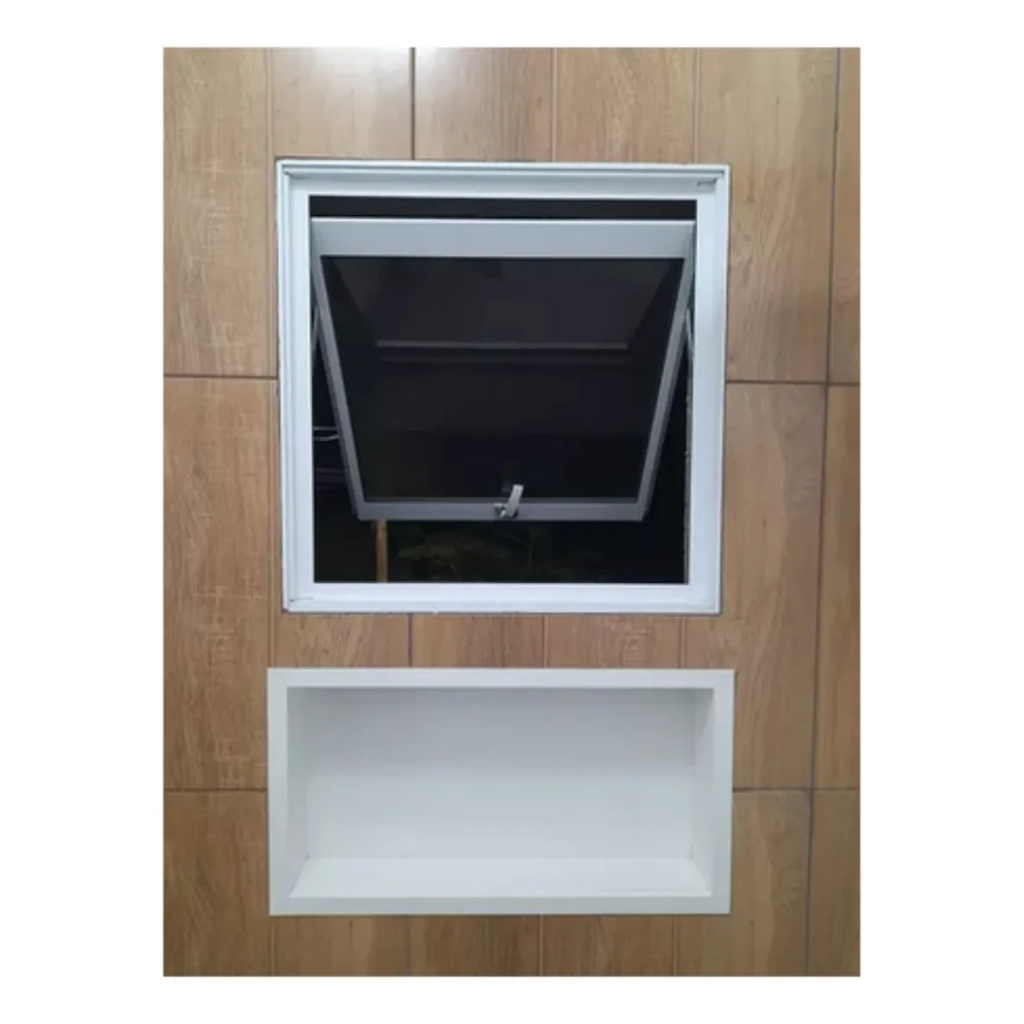 Janela De Alumínio Branco 60x60 Sem Grade