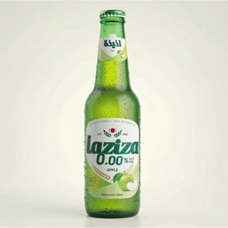 Cerveja Laziza 0,0% Sem Álcool Sabor Maçã 330Ml em Oferta na Shopee