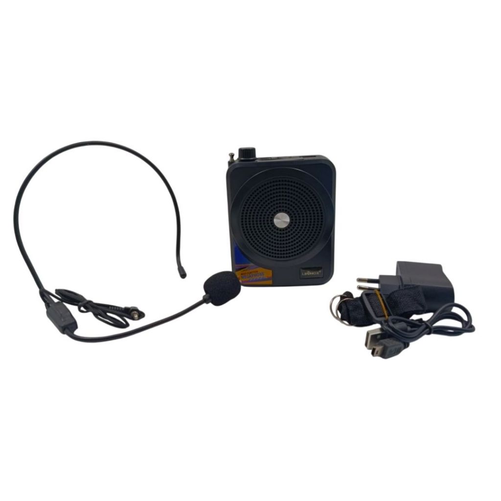 Amplificador de Voz Megafone Microfone Professor Radio USB