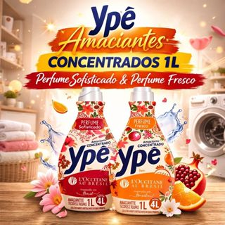 Kit 2 Amaciante Concentrado Ypê L'OCCITANE au Brésil 1L – Brésil + Ninfa das Águas em Oferta na Shopee