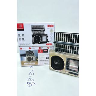 Rádio Portátil KEPSOM KA-8816 | Solar, FM/AM/SW, USB/TF, Bluetooth e Lanterna – Ideal para Camping e Emergências em Oferta na Shopee