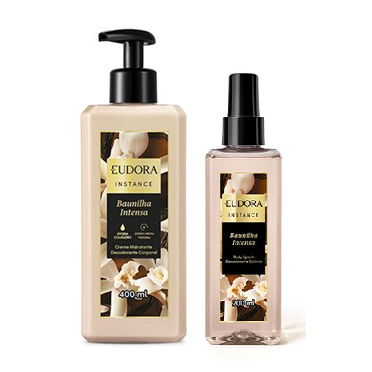 Combo Instance Baunilha Intensa Hidratante + Body Splash Eudora