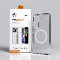 Evoclear Magsafe Capa Galaxy Linha S Z Fold Z Flip Transparente Policarbonato Anti Impacto Premium