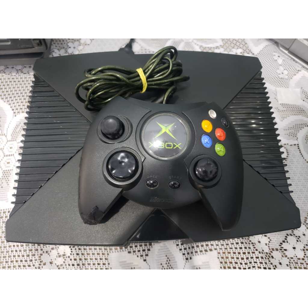 Controle Xbox Clássico Duke Original - Detalhe na carcaça