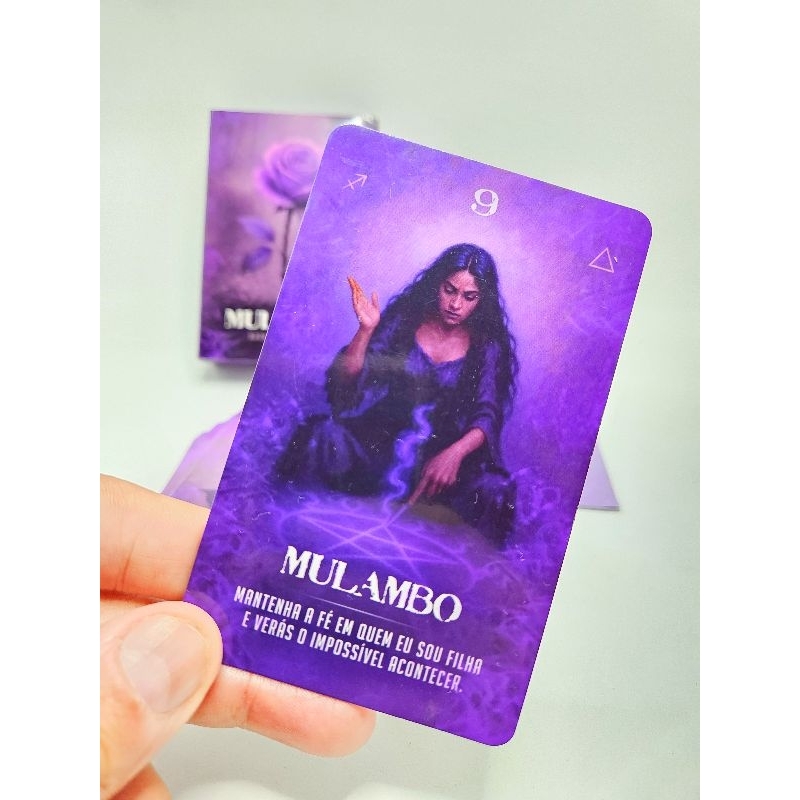 Baralho de Pombagira Maria Mulambo | Cartas Intuitivas Pombagira | Baralho Cigano Espiritual em Oferta na Shopee