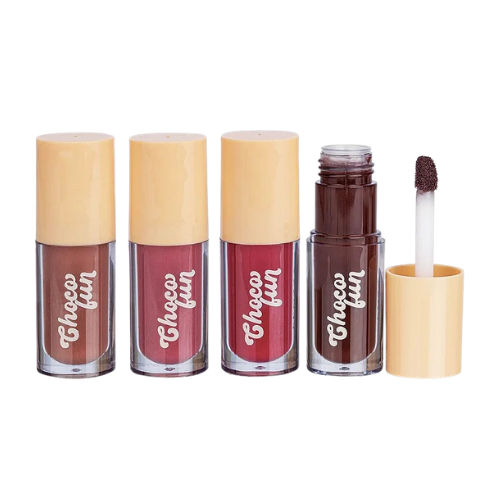 Gloss Tint Cream Choco Fun - Fenzza | Cores Ganache, Flan, Au Lait e Fondue