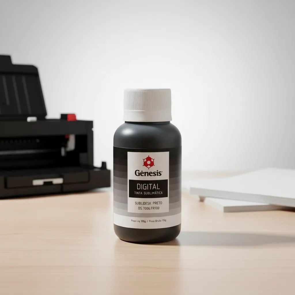 2 Tinta Sublimática 100ml Genesis Original Black Para Epson - ENVIO IMEDIATO