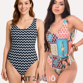 KIT 2 BIQUINI MAIO FEMININO PRAIA MODA BODY LITORAL ABACAXI em Oferta na Shopee