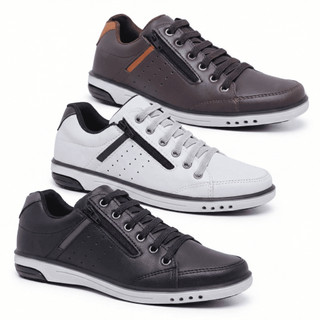 Kit 3 Pares De Sapatenis Masculino Star Fox Elastico Confortavel 750 A3