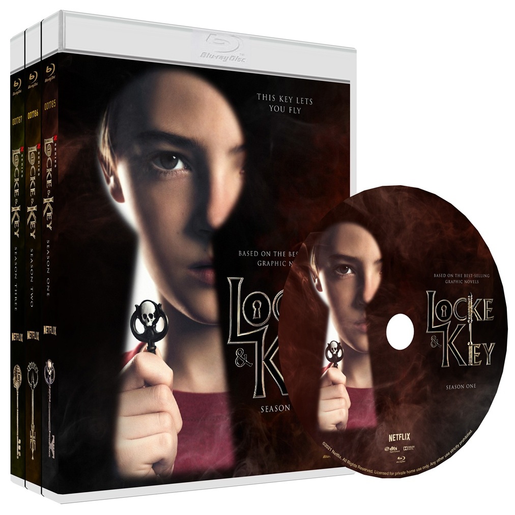 Blu-ray serie Locke & Key - Edição completa em bluray - Todas as 3 temporadas