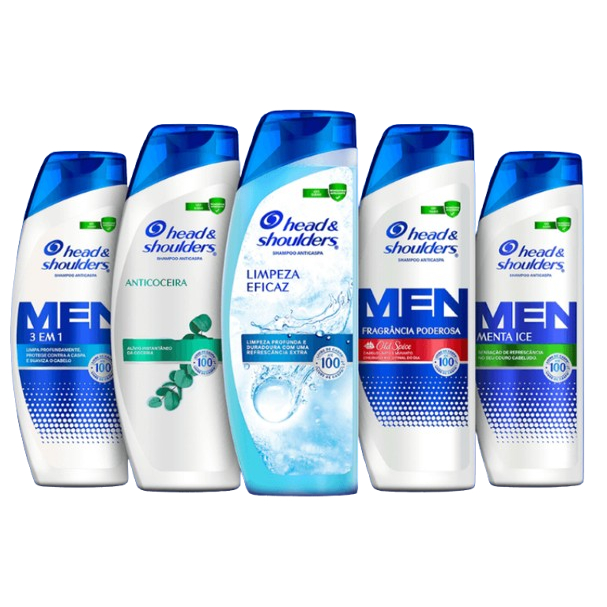Shampoo Anti Caspa Head & Shoulders Men Limpa Profundamente Protege Contra A Caspa - 200ml