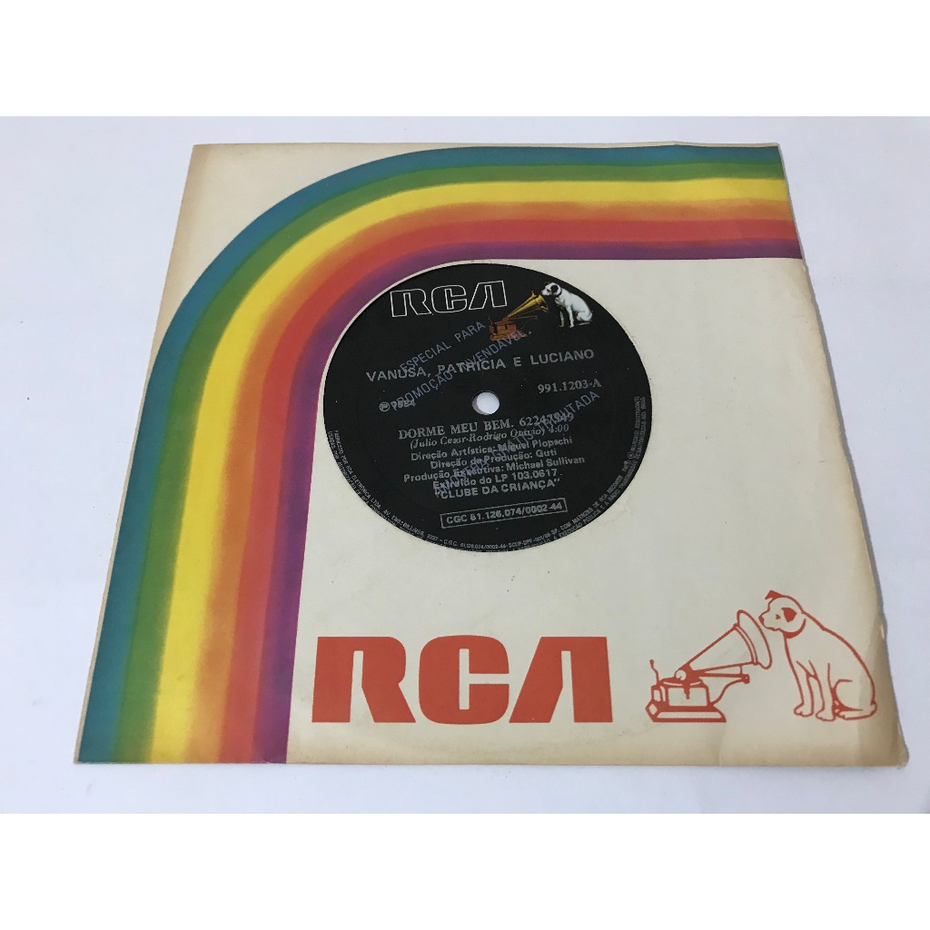 VINIL / COMPACTO Vanusa Patricia E Luciano - Dorme Meu Bem (Raríssimo) P/ Colecionador Original
