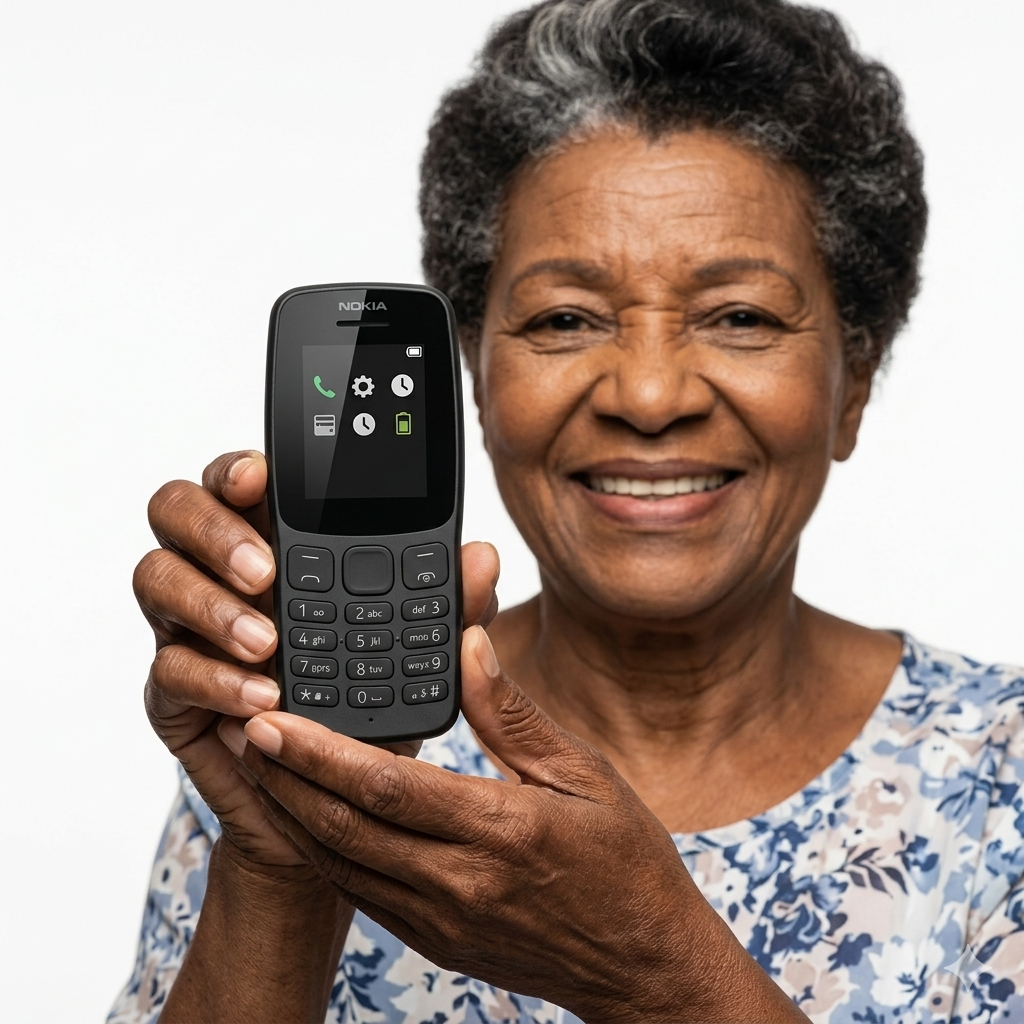 Nokia 210 Celular Com Teclado Físico Idoso Aparelho Original Lacrado Com NF Envio Imediato