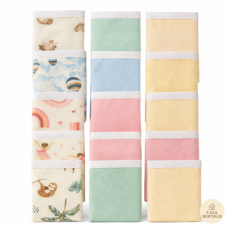 Kit 9 e 15 Pano Boca Bebê Duplo 100% Algodão Malha Super Absorvente Enxoval Infantil Fralda Paninho em Oferta na Shopee