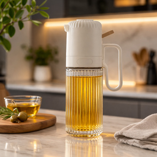 Galheteiro de Vidro Spray 230ml Porta Azeite Vinagre Óleo Borrifador Profissional Azeiteiro em Oferta na Shopee