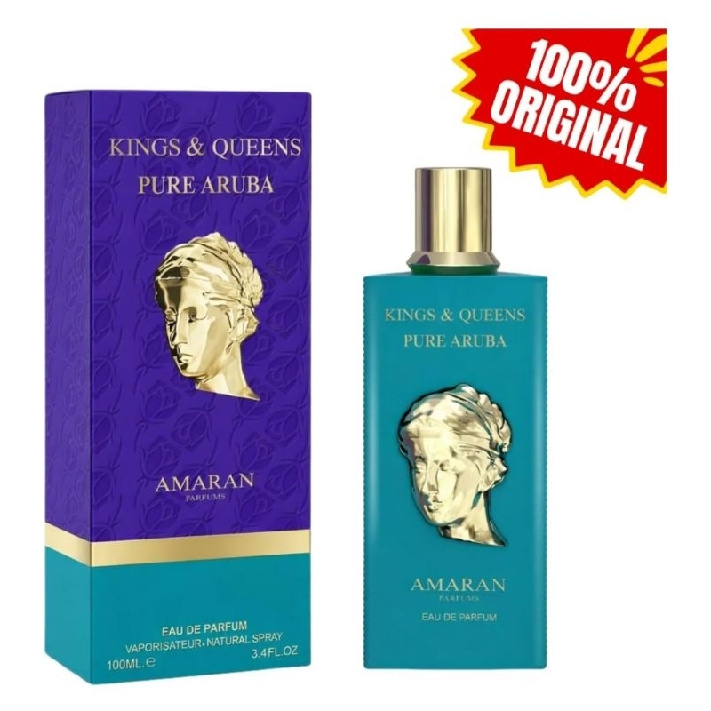 Perfume Árabe Kings e Queens Pure Aruba Eua de Parfum 100 ML