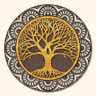 Mandala Arvore da Vida 45 cm em Oferta na Shopee